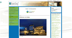 Desktop Screenshot of bioliq.de